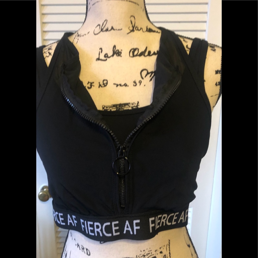 Torrid Double Layer Zip Front Sports Bra